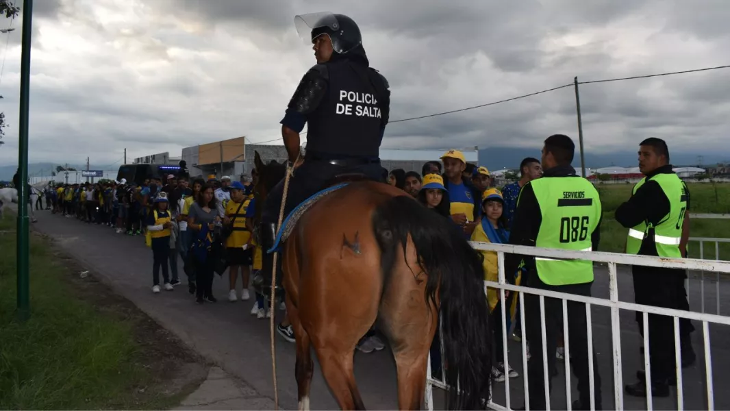Operativo de seguridad Boca Juniors